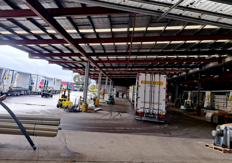 View of warehouse interior