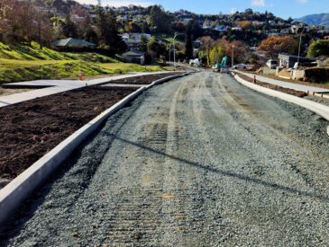 View of subdivision development