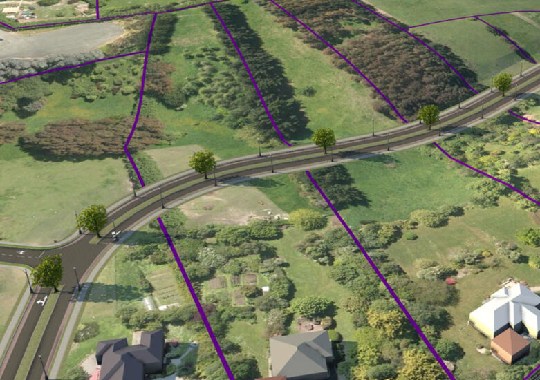 Artistic impression of plan change for Timaru township