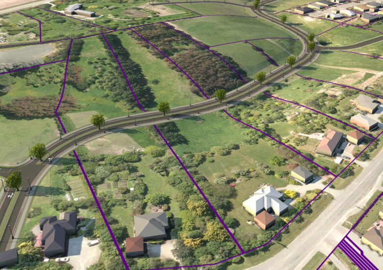 Artistic impression of plan change for Timaru township