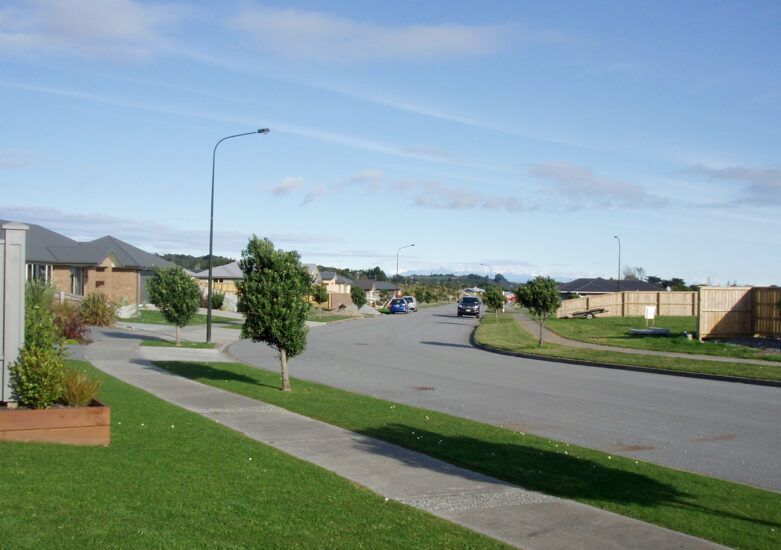 View of a subdivision development