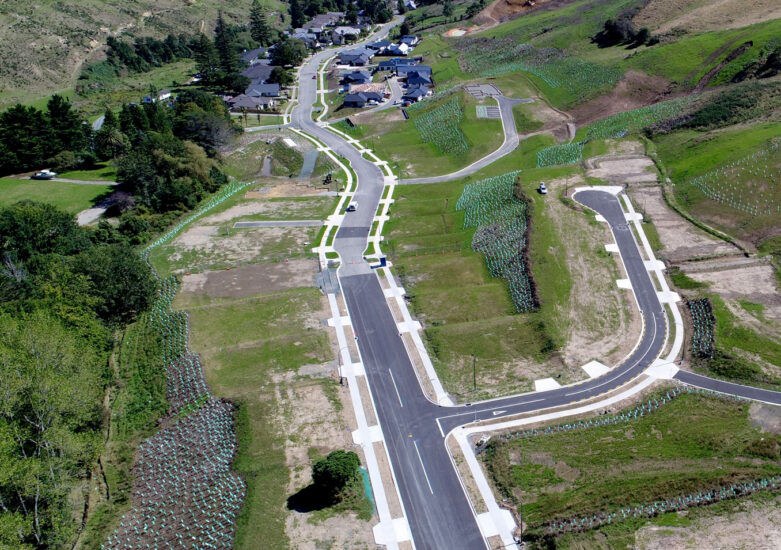 Aerial view of Nelson