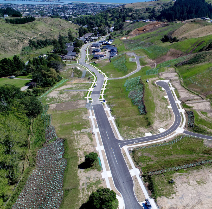 Aerial view of Nelson