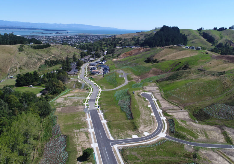 Aerial view of Nelson