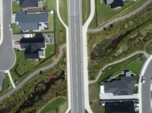 Davis Ogilvie -Ravenswood Bridge Drone Image